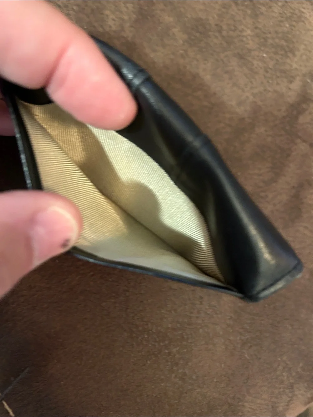 Burberry Black Leather Card & Key Holder